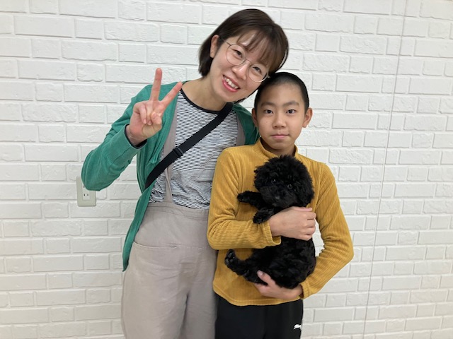 つきのちゃんと新しいご家族